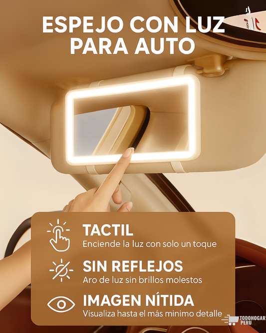 ESPEJO LED PARA CARRO ✨